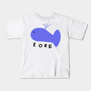 Jin Kore Whale Kids T-Shirt